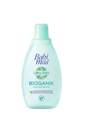 Babi Mild Ultra Mild Bioganik Head & Body Baby Wash - 200ml