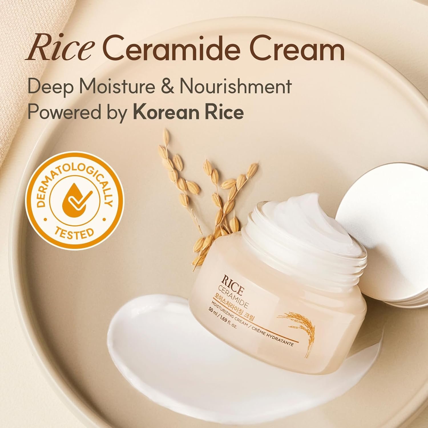 The Face Shop Rice Ceramide Moisture Cream - 50ml - Image 2