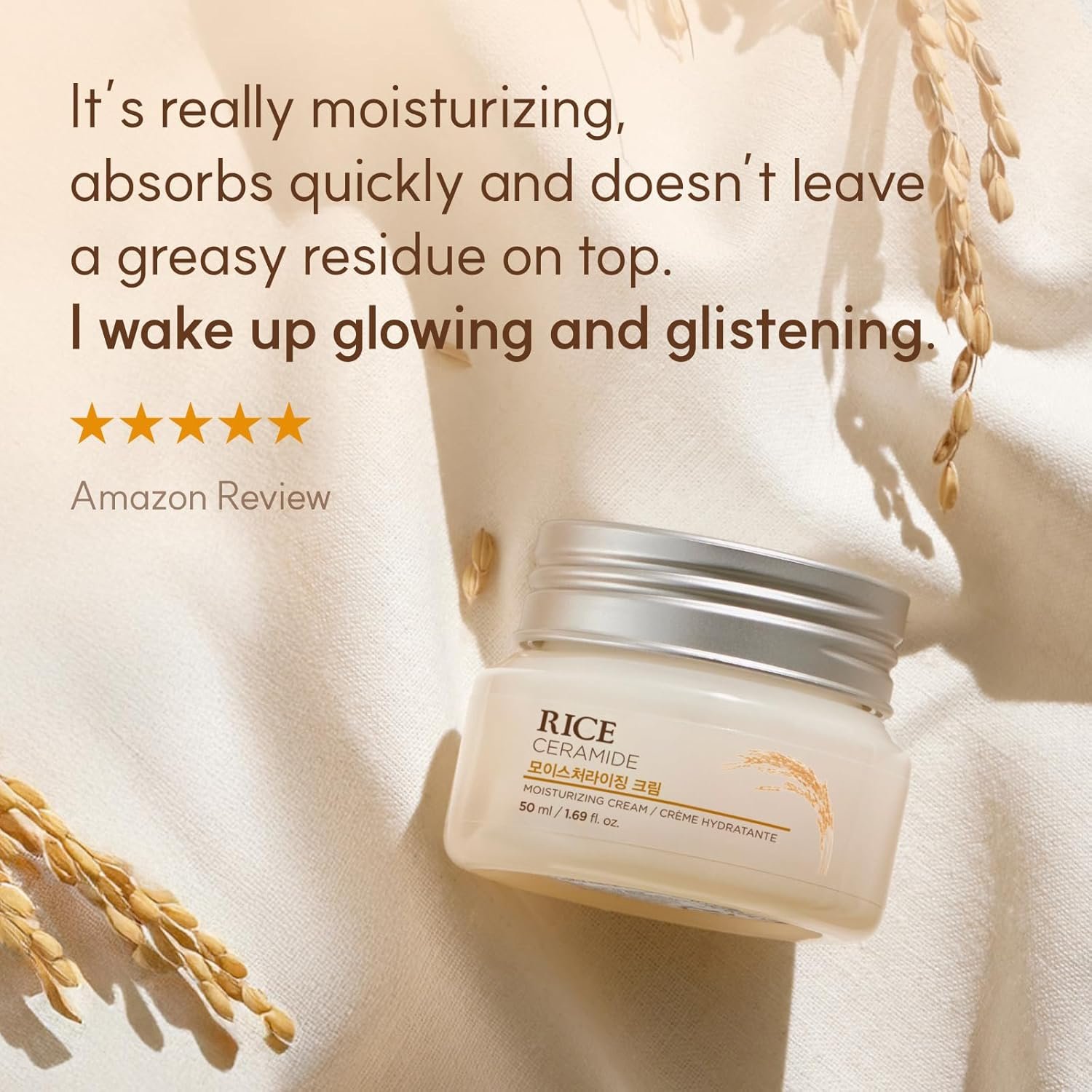 The Face Shop Rice Ceramide Moisture Cream - 50ml - Image 4