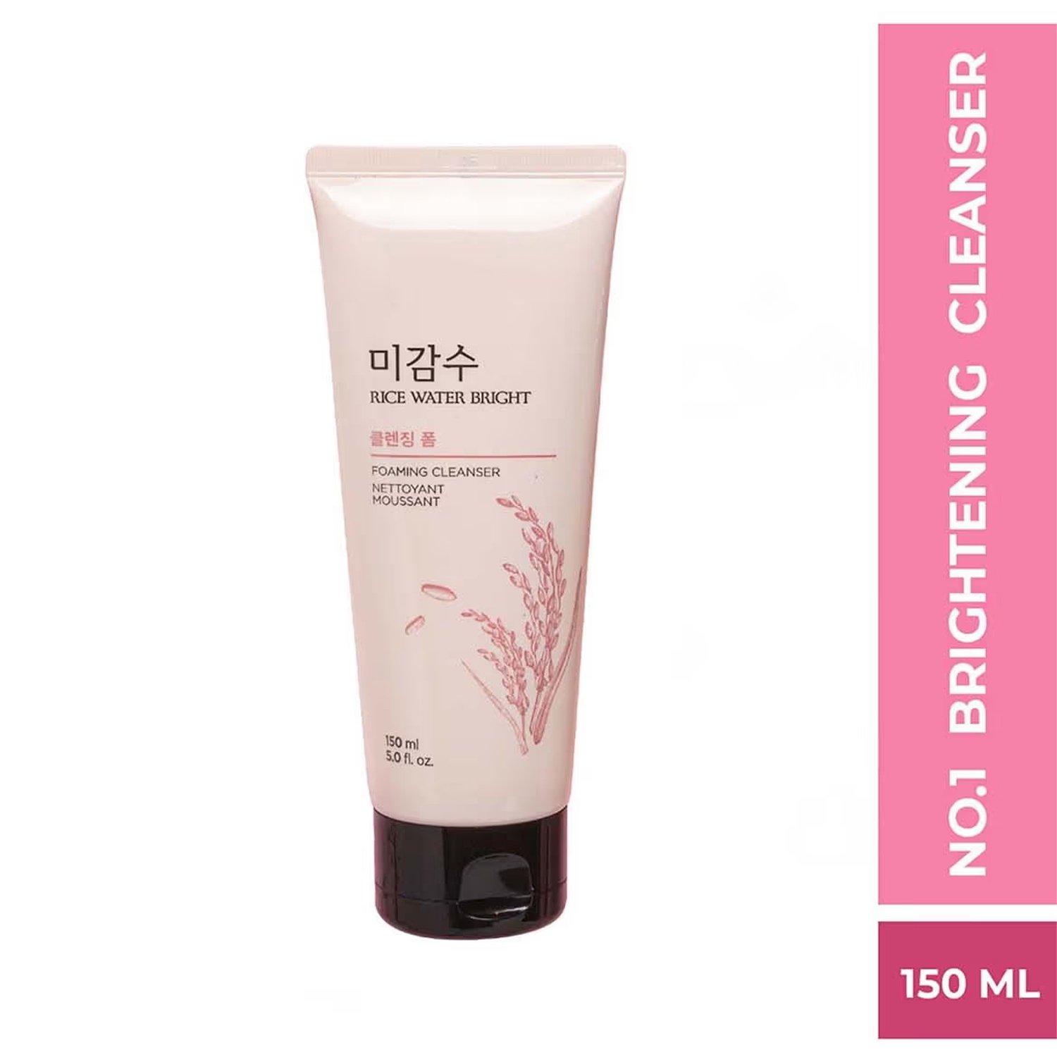 The Face Shop Rice Water Bright Facial Foaming Cleanser – 150ml